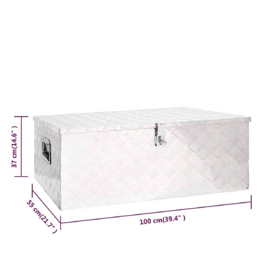 CRAFTMAX-ALU-Transportbox-Anhaenger-Verstaukiste-Tragegriffe-90x47x33cm-5