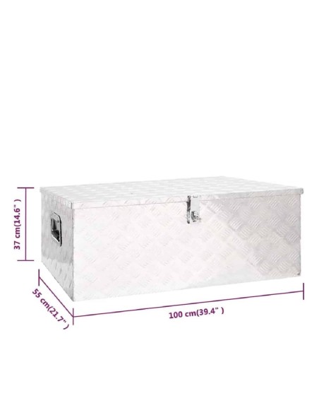 CRAFTMAX-ALU-Transportbox-Anhaenger-Verstaukiste-Tragegriffe-90x47x33cm-5