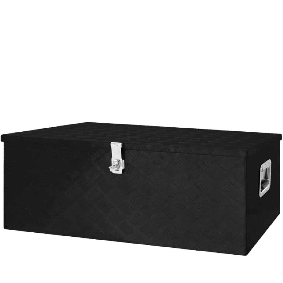 CRAFTMAX-ALU-Transportbox-Anhaenger-Verstaukiste-Tragegriffen-100x-55x37cm-black-1
