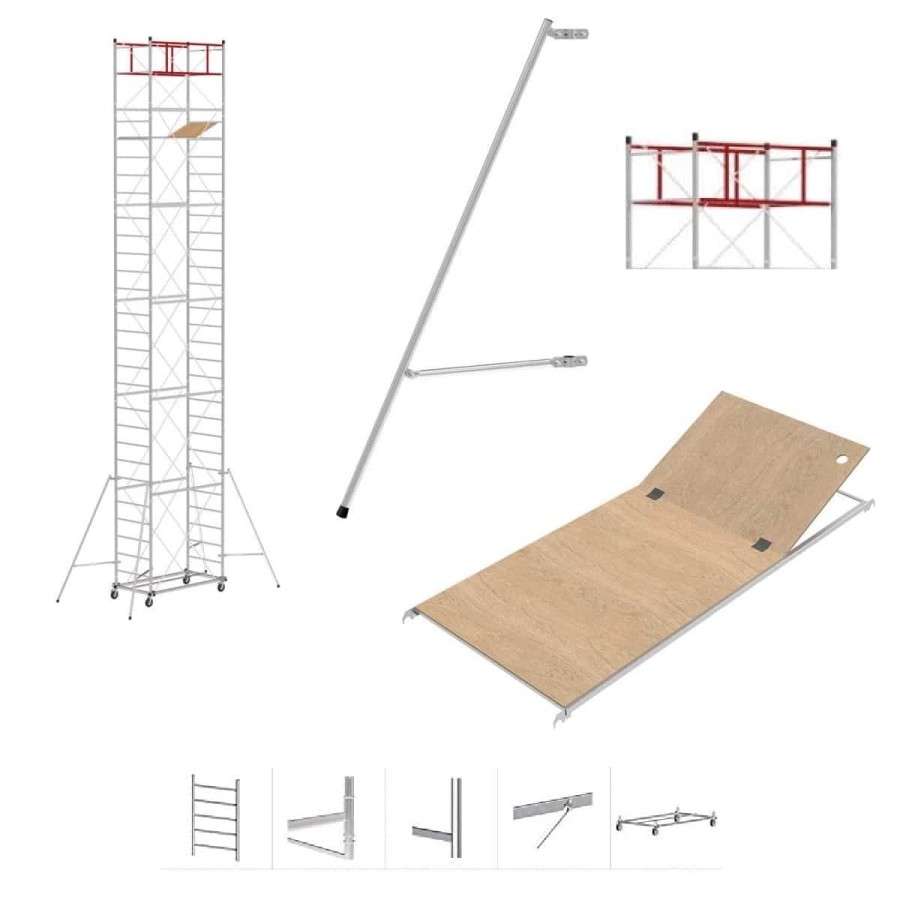 CRAFTMAX-Rollgeruest-Schnell-Leichtbauweise-Arbeitshoehe-10m-2