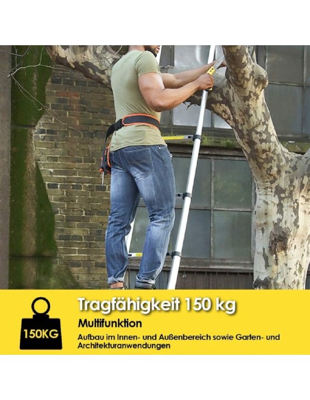 ALU-Teleskopleiter-Ausziehbare-Leiter-3-8