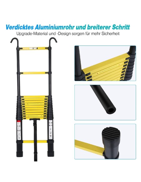 ALU-Teleskopleiter-Ausziehbare-Leiter-3-2