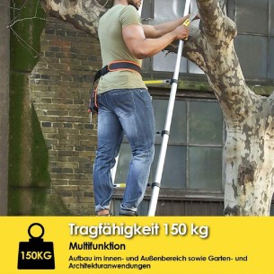 ALU-Teleskopleiter-Ausziehbare-Aufstellbare-Leiter-2.50-5-1 2