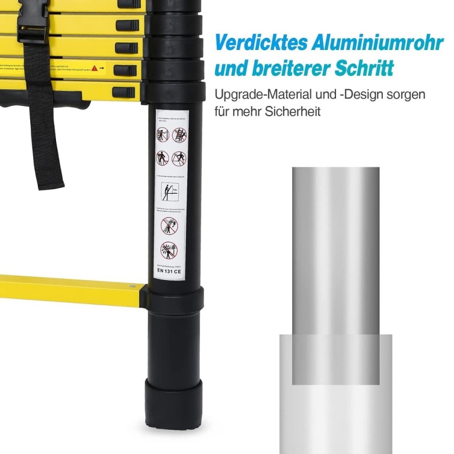 ALU-Teleskopleiter-Ausziehbare-Aufstellbare-Leiter-2.50-5-5