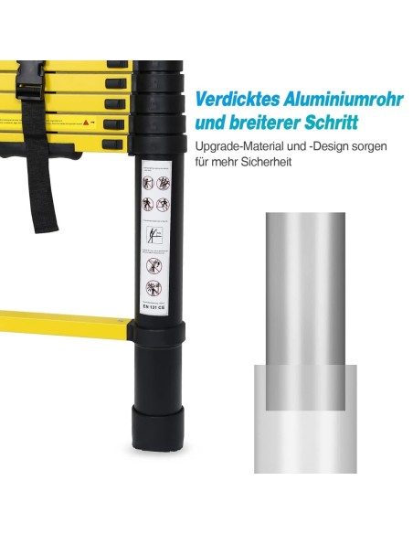 ALU-Teleskopleiter-Ausziehbare-Aufstellbare-Leiter-2.50-5-5