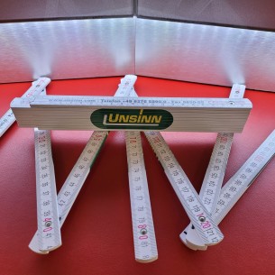UNSINN-Zollstock-2m-weiss-zweifarbige-Skala-1