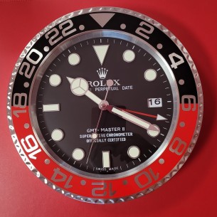 ROLEX-GTM-Haendler-Kuechenuhr-Stahl_rot-schwarz