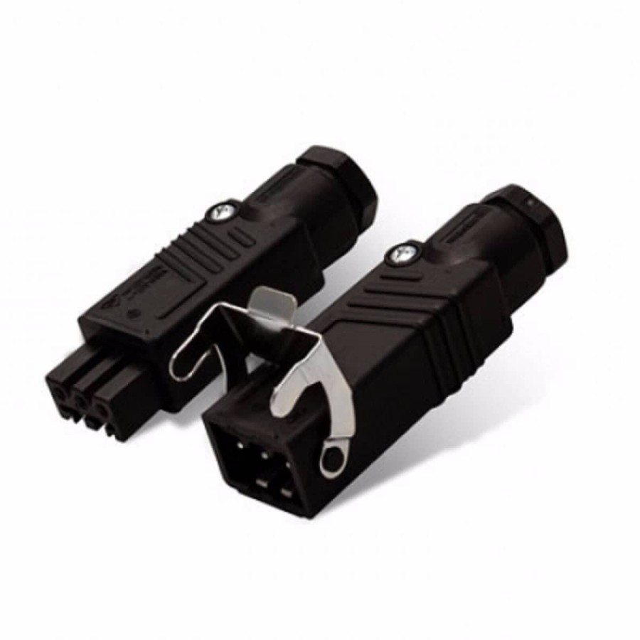 Hirschmann-4-polig-220V-Stecker-Kupplung-Set