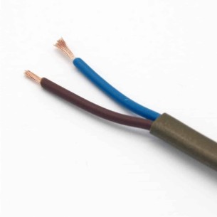 Gold-2-adrig-5-Meter-Anschlusskabel-220V-Netzkabel 2