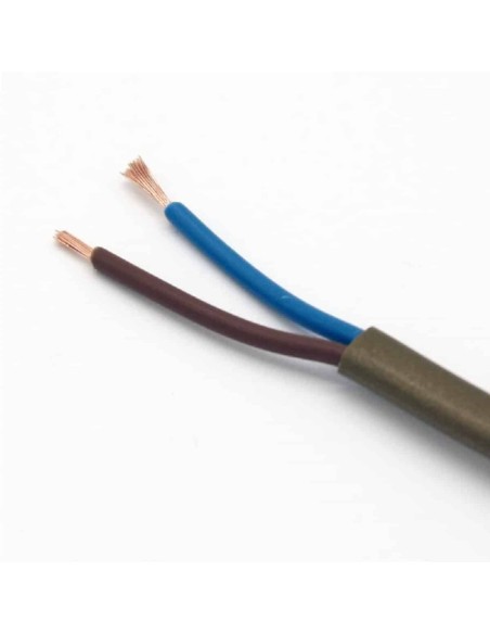 Gold-2-adrig-5-Meter-Anschlusskabel-220V-Stromkabel