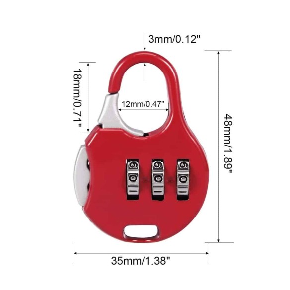 CRAFTMAX-Gepaeck-Taschen-Vorhaengeschloss-Zahlen-Kombinationsschloss-3