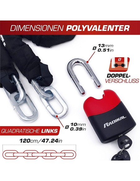 Radikal-Kettenschloss-Rundstahlkette-gehaerteter-Stahl-o10mm-120cm-lang-Sicherheitslevel-11-4