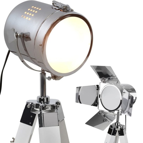 Studio-Tripod-Standleuchte-mit-Stativ-aus-Holz-verchromter-Stahl-2