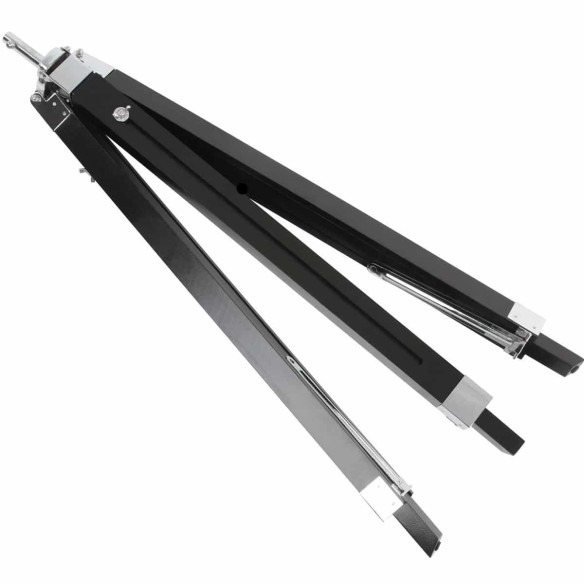 Studio-Tripod-Standleuchte-Stativ-Holz-verchromt-Hoehenverstellbar-148cm-schwarz-6