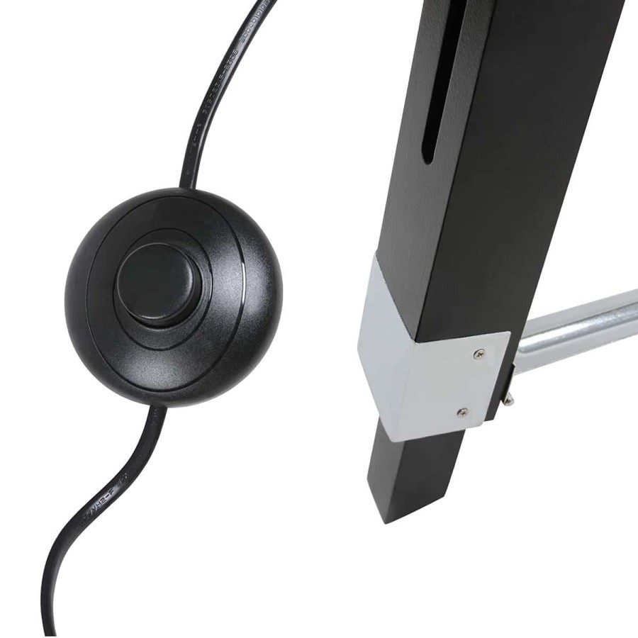 Studio-Tripod-Standleuchte-Stativ-Holz-verchromt-Hoehenverstellbar-148cm-schwarz-7