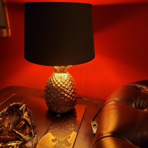 Ananas-Luxus-Tischleuchte-Nachtischlampe-36cm-hoch-E14-Gold-Schwarz-13 2