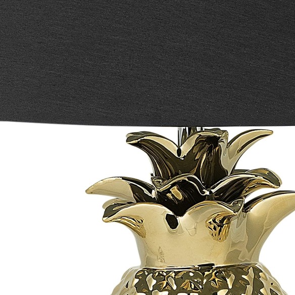 Ananas-Luxus-Tischleuchte-Nachtischlampe-36cm-hoch-E14-Gold-Schwarz-9