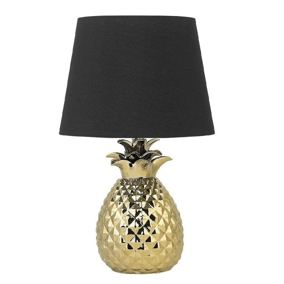 Ananas-Luxus-Tischleuchte-Nachtischlampe-52cm-hoch-E14-Gold_Schwarz