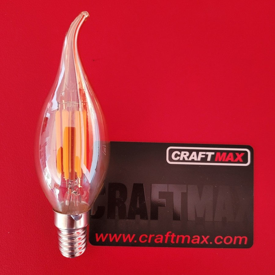E14-LED-Leuchtmittel-Kerzenform-4W-dimmbar-2700K-400LM-Vintage-Edison-Gluehfaden-Retro-Bernstein-5