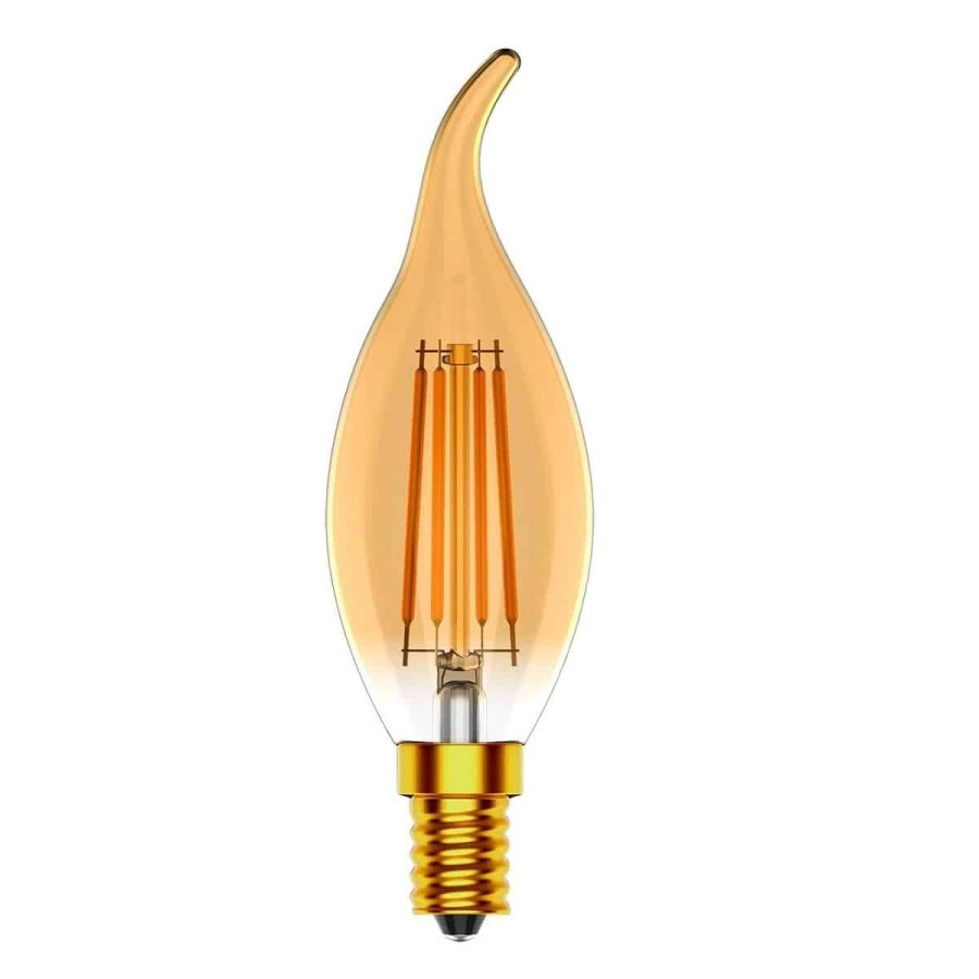 E14-LED-Leuchtmittel-Kerzenform-4W-dimmbar-2700K-400LM-Vintage-Edison-Gluehfaden-Retro-Bernstein-1