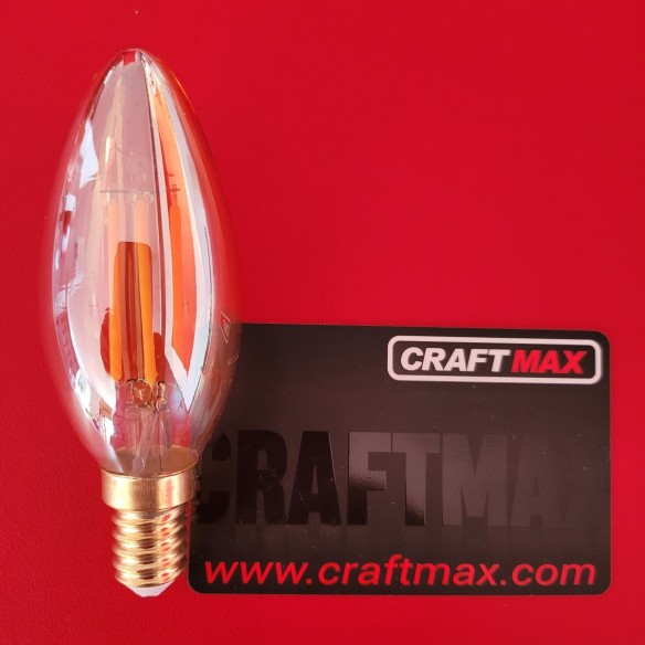 E14-LED-Leuchtmittel-Edison-Gluehfaden-Optik-4W-dimmbar-2700K-400LM-Vintage-Retro-Bernstein