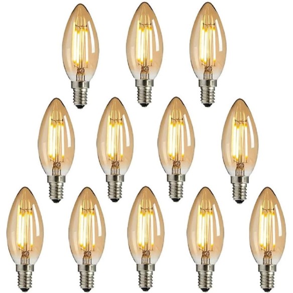 12-LED-Kerzen-im-Sparpack-E14-Edison-Gluehfaden