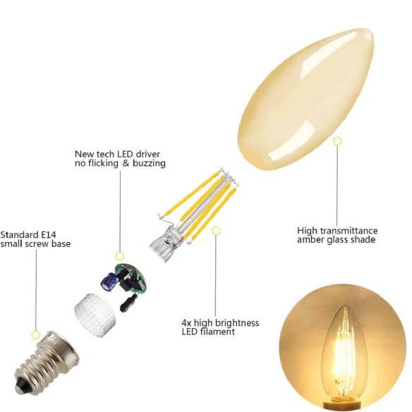 E14-LED-Gluehbirne-gold-4Watt-Technik