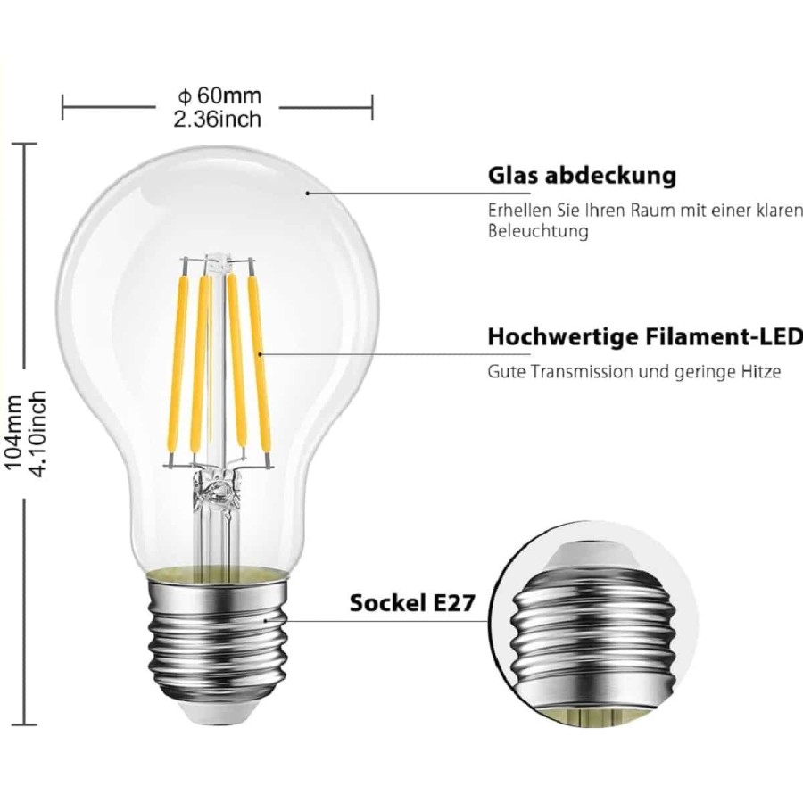 E27-LED-Leuchtmittel-Vintage-Kolben-Edison-Gluehfaden-11W-2700K-1521LM-A60-ultrahell-warmweiss-6