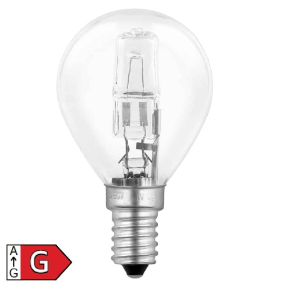 E14-Halogen-Leuchtmittel-AC-230V-Klar-Glas-Kugel-28W-2700K-370LM-dimmbar-warm-weiss-1