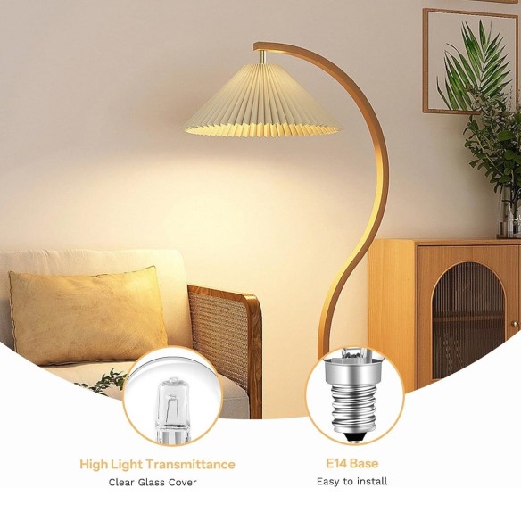 E14-Halogen-Leuchtmittel-AC-230V-Klar-Glas-Kugel-28W-2700K-370LM-dimmbar-warm-weiss-3