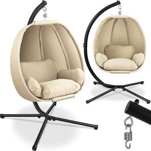 Rattan-Luxus-Cocon-Haengekorb-Sessel-mit-weichem-Sitz-u.-Rueckenkissen-Seitenpolster-u.-Verkleidung-4