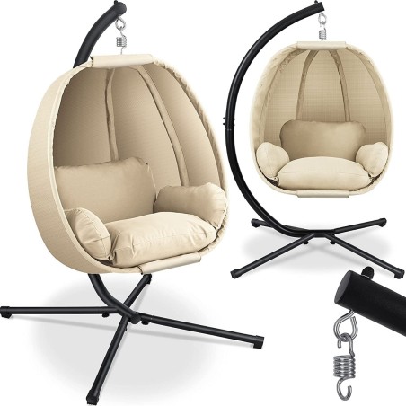 Rattan-Luxus-Cocon-Haengekorb-Sessel-mit-weichem-Sitz-u.-Rueckenkissen-Seitenpolster-u.-Verkleidung-4