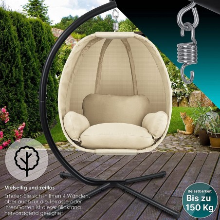 Rattan-Luxus-Cocon-Haengekorb-Sessel-mit-weichem-Sitz-u.-Rueckenkissen-Seitenpolster-u.-Verkleidung-1