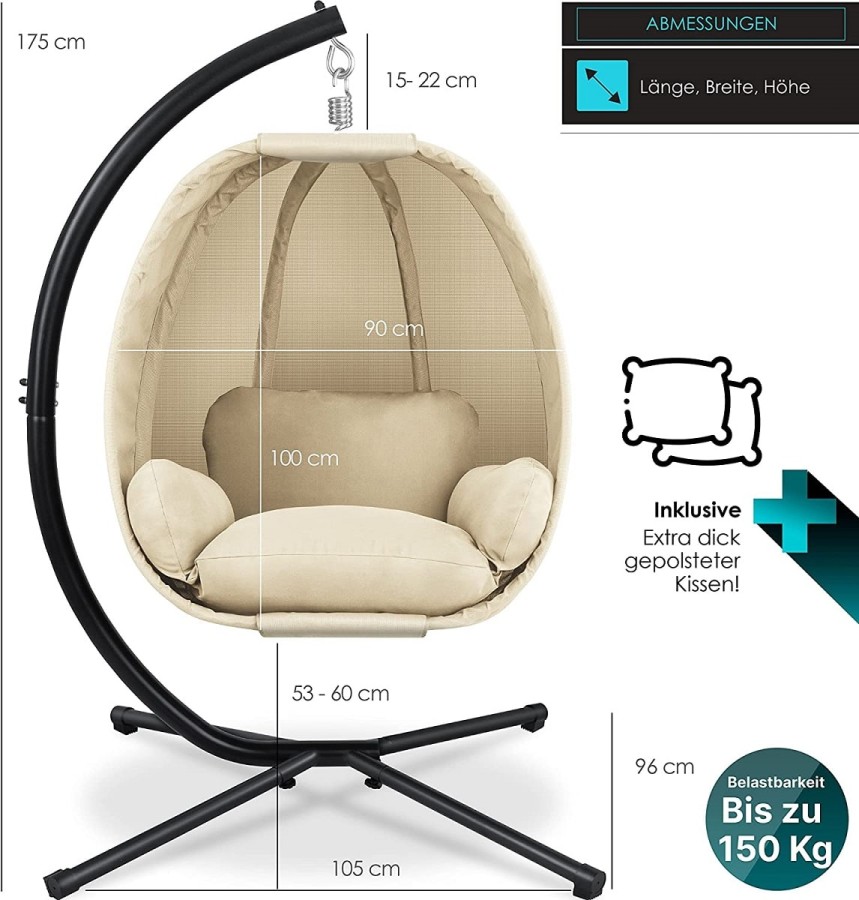Rattan-Luxus-Cocon-Haengekorb-Sessel-mit-weichem-Sitz-u.-Rueckenkissen-Seitenpolster-u.-Verkleidung-3