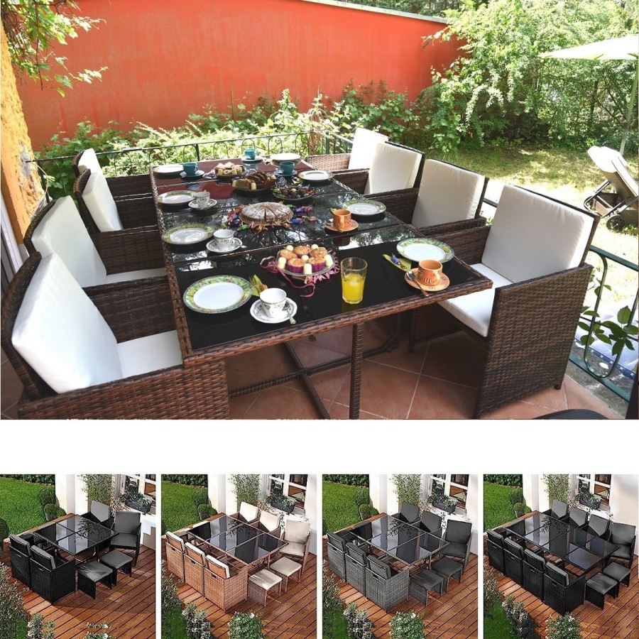 Rattan-Luxus-Gartenmoebel-Set-13tlg.-Abdeckung-Indoor-Outdoor