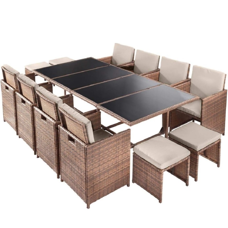 Rattan-Luxus-Gartenmoebel-Set-13tlg.-Abdeckung-Indoor-Outdoor-braun-creme-1
