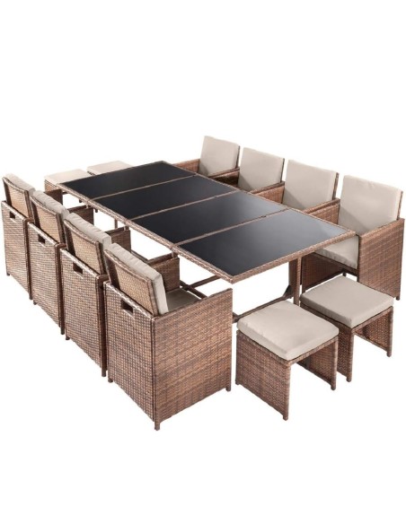 Rattan-Luxus-Gartenmoebel-Set-13tlg.-Abdeckung-Indoor-Outdoor-braun-creme-1