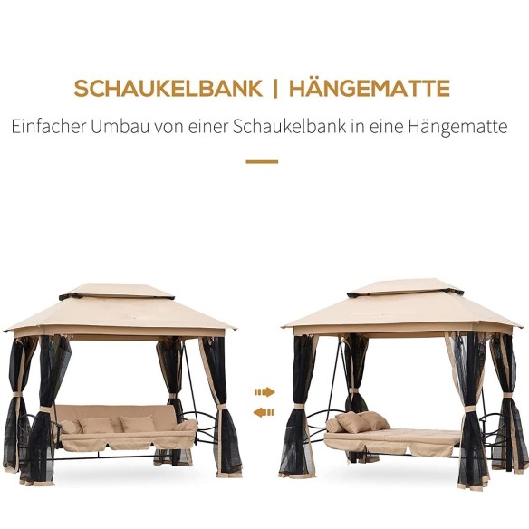 Eremitage-Luxus-Hollywoodschaukel-Dach-Seitenwaenden-Moskitonetz-4