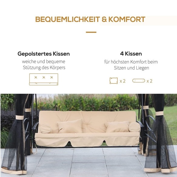 Eremitage-Luxus-Hollywoodschaukel-Dach-Seitenwaenden-Moskitonetz-8