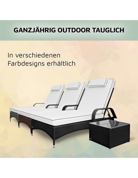 CRAFTMAX-Rattan-Luxus-ALU-Gartenliege-8cm-Auflage-mit-Keder-6-Fach-hoehenverstellbar-bis-200kg-Gewerbequalitaet-5