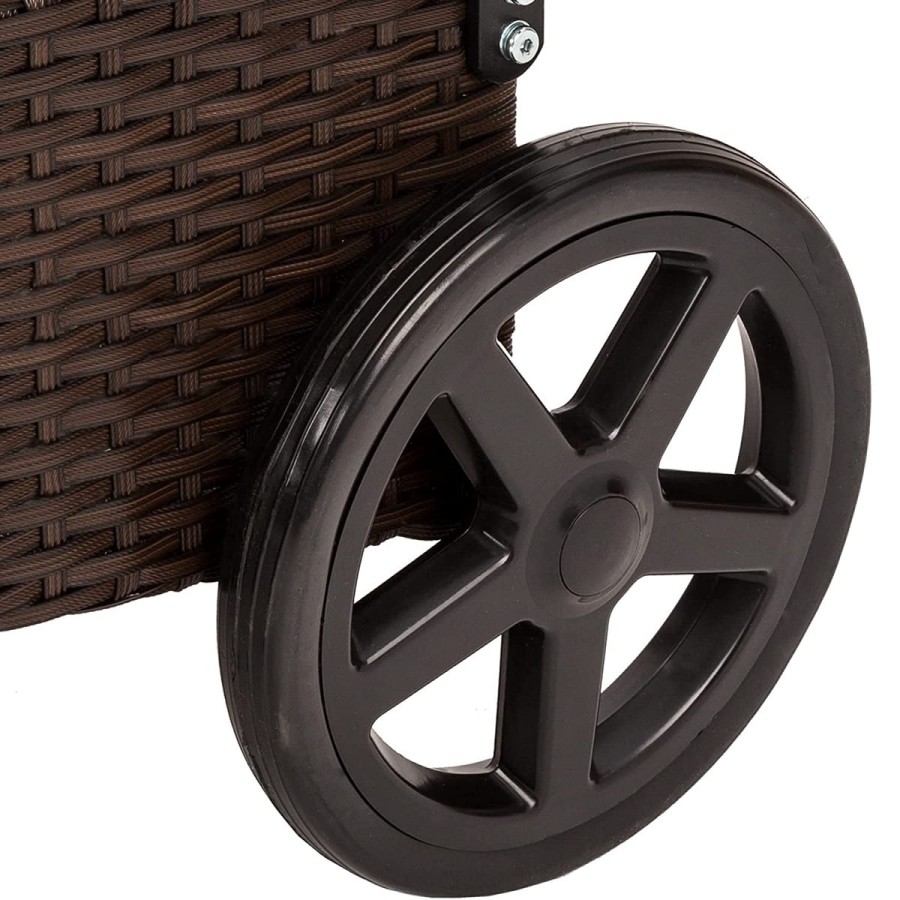Rattan-Luxus-Gartenliege-Rollen-6-Fach-hoehenverstellbarer-Liegestuhl-Aluminium-Gestell-150kg-belastbar-wetterfest-6