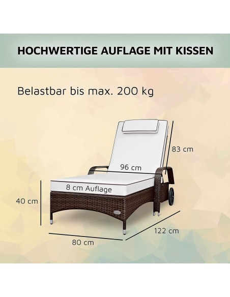 CRAFTMAX-Rattan-Luxus-ALU-Gartenliege-8cm-Auflage-mit-Keder-6-Fach-hoehenverstellbar-bis-200kg-Gewerbequalitaet-3