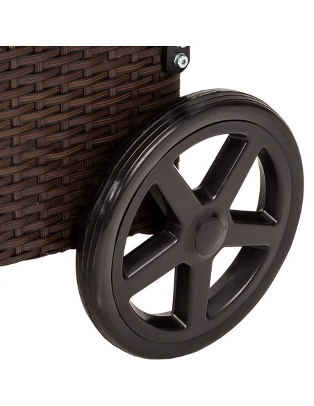 Rattan-Luxus-Gartenliege-Rollen-6-Fach-hoehenverstellbarer-Liegestuhl-Aluminium-Gestell-150kg-belastbar-wetterfest-6