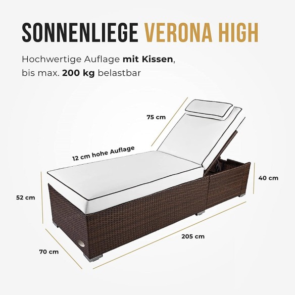 Luxus-Rattan-ALU-Gartenliege-mit-12cm-Auflage-mit-Keder-verstellbare-Rueckenlehne-extra-hoch-breit-Liegeflaeche-Gewerbequalitaet