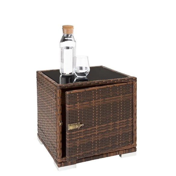 Rattan-Lounge-Sonnenliegen-Set-inkl.-Tisch-Schutzhuelle-braun-creme-2
