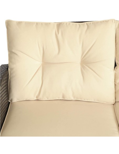 Luxus-Rattan-Lounge-Sitzgarnitur-4tlg.-Sofagarnitur-Sessel-Glastisch-braun-cappuccino-7
