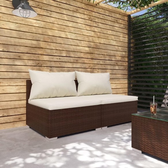 Java-Rattan-Lounge-Sitzgarnitur-mit-Sofa-Sessel-Hocker-Glastisch-erweiterbar-braun-creme-5