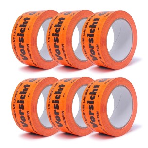Warnband-Paketband-Vorsicht-Glas-Flurorange-kraeftiges-PVC-Verpackungsklebeband-1