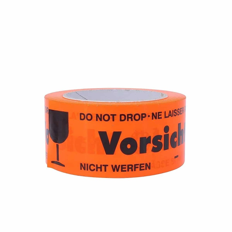 Warnband-Paketband-Vorsicht-Glas-Flurorange-kraeftiges-PVC-Verpackungsklebeband-2