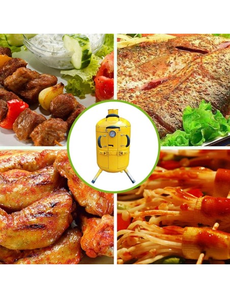 el-Bomba-Rauchfreier-Luxus-BBQ-Grill-Holzkohlegrill-Barbecue-Grill-Grill-Bombe